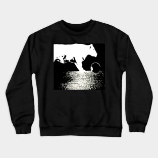 8 Ball Cow Crewneck Sweatshirt